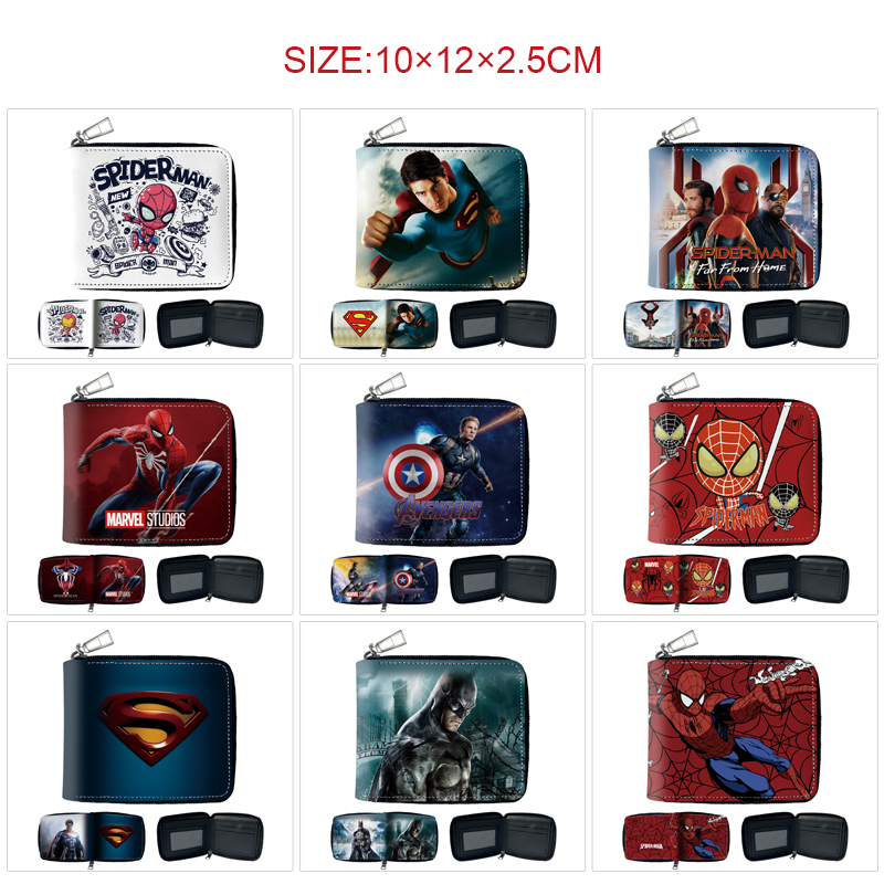 Avengers anime wallet 10*12*2.5cm