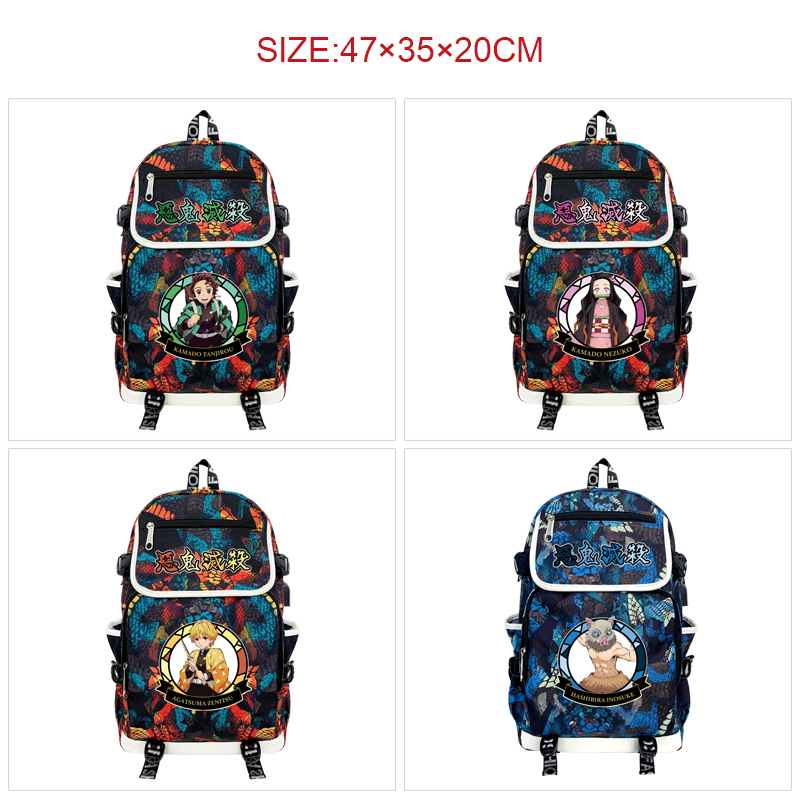 Demon slayer kimets anime Backpack