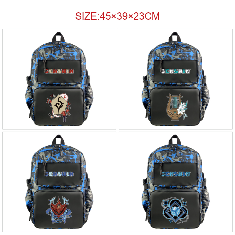 Genshin Impact anime Backpack