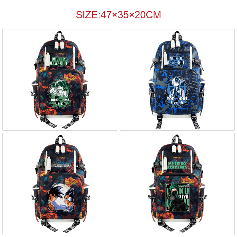 My Hero Academia anime Backpack