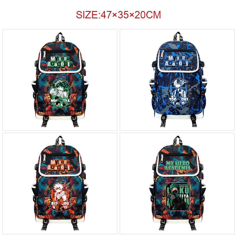 My Hero Academia anime Backpack