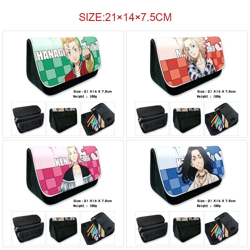 Tokyo Revengers anime pencil bag 21*14*7.5