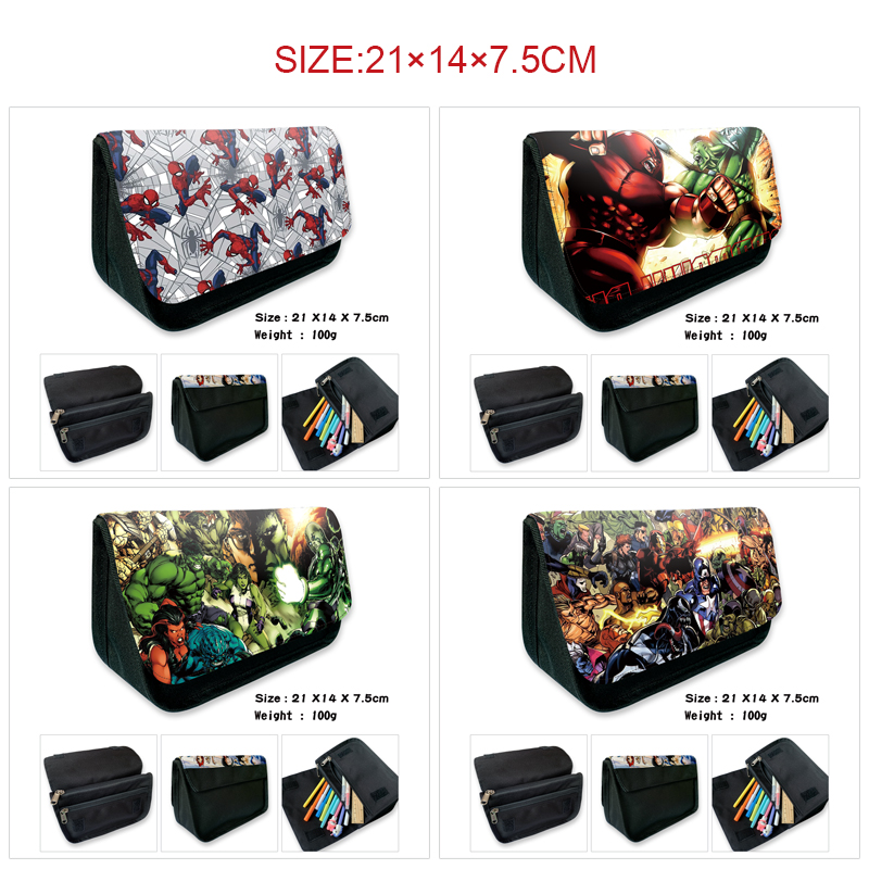 Avengers anime pencil bag 21*14*7.5