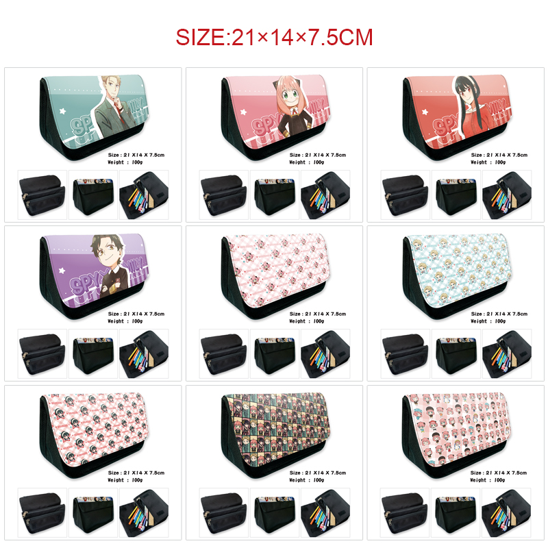 SPY×FAMILY anime pencil bag 21*14*7.5