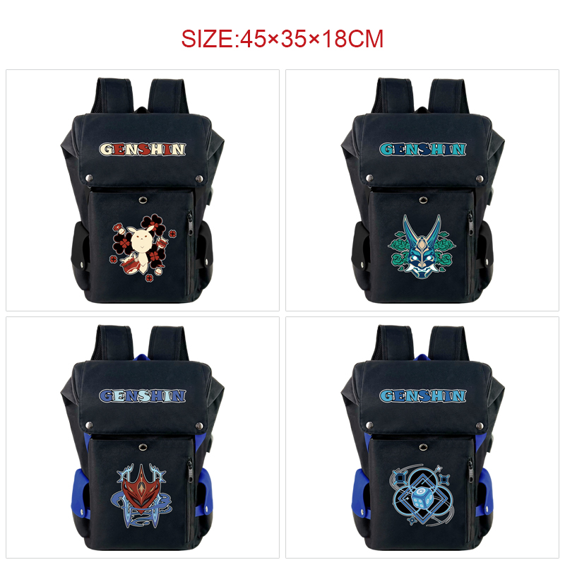 Genshin Impact anime Backpack