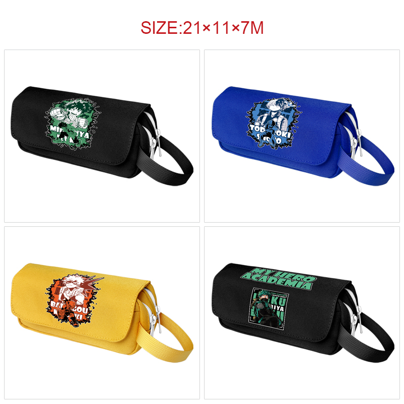 My Hero Academia anime pencil bag 21*11*7cm