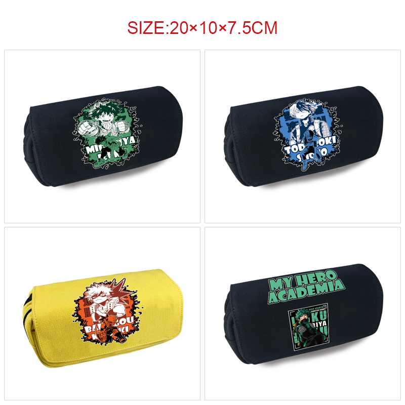 My Hero Academia anime pencil bag 20*10*7.5cm