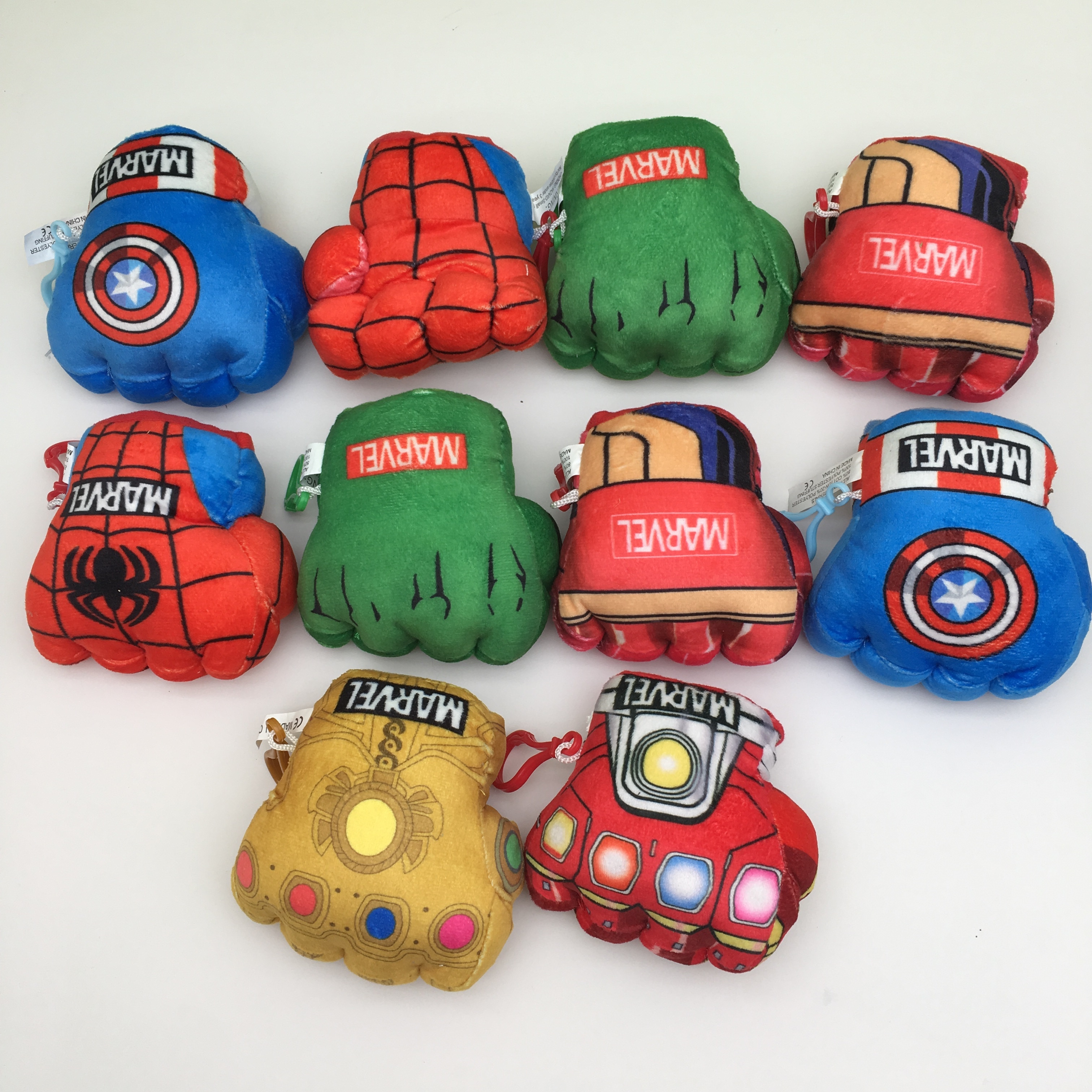 Avengers anime Plush toy 12cm 10pcs a set