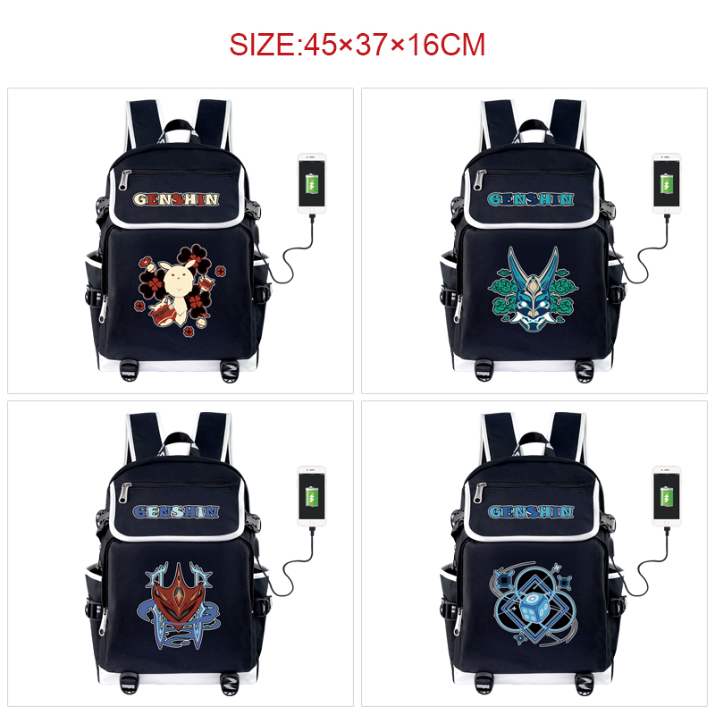 Genshin Impact anime Backpack