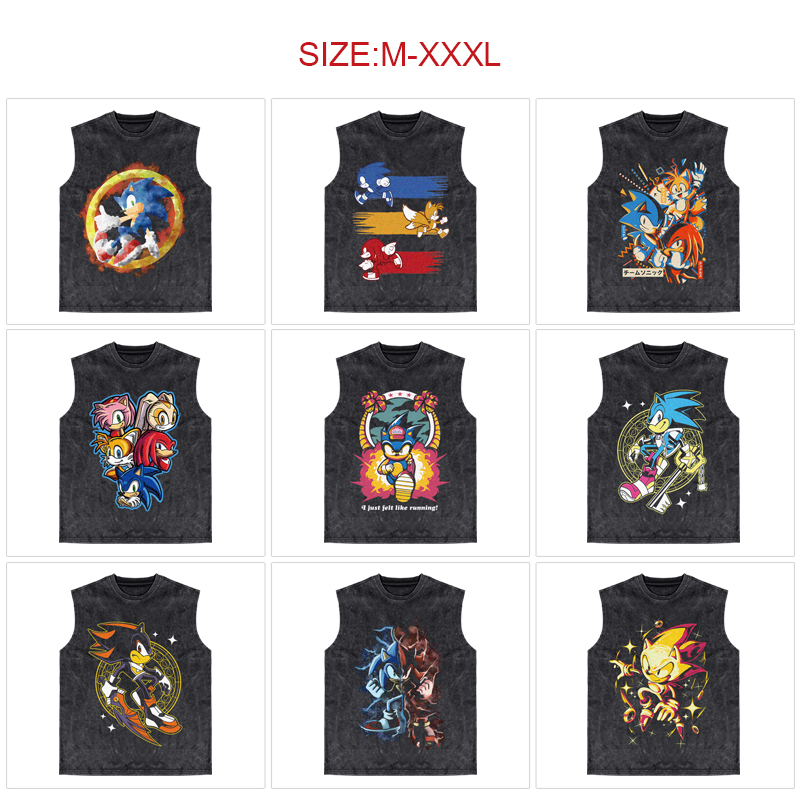 Sonic anime T-shirt vest