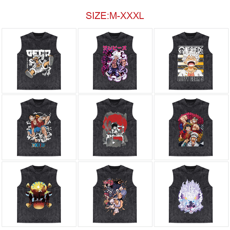 One Piece anime T-shirt vest