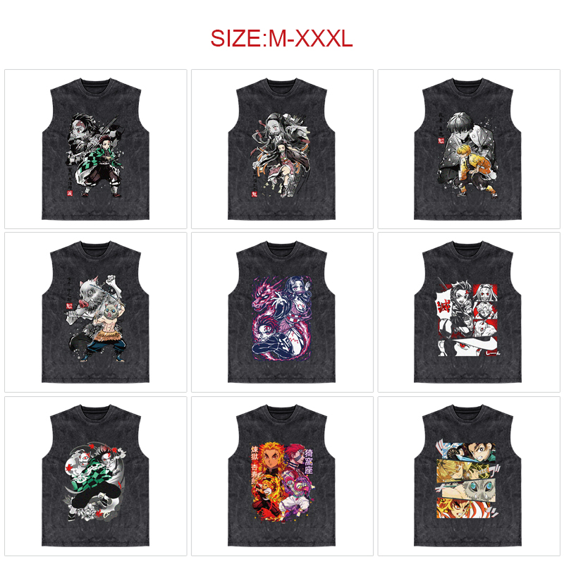 Demon slayer kimets anime T-shirt vest