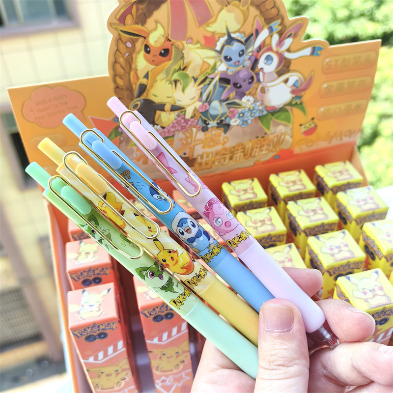 Pokemon anime neutral pen 0.5mm black 22pcs a set