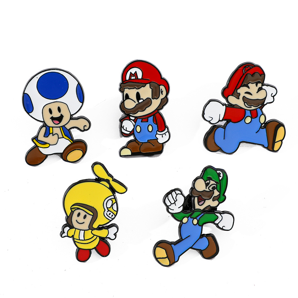 Super Mario anime pin