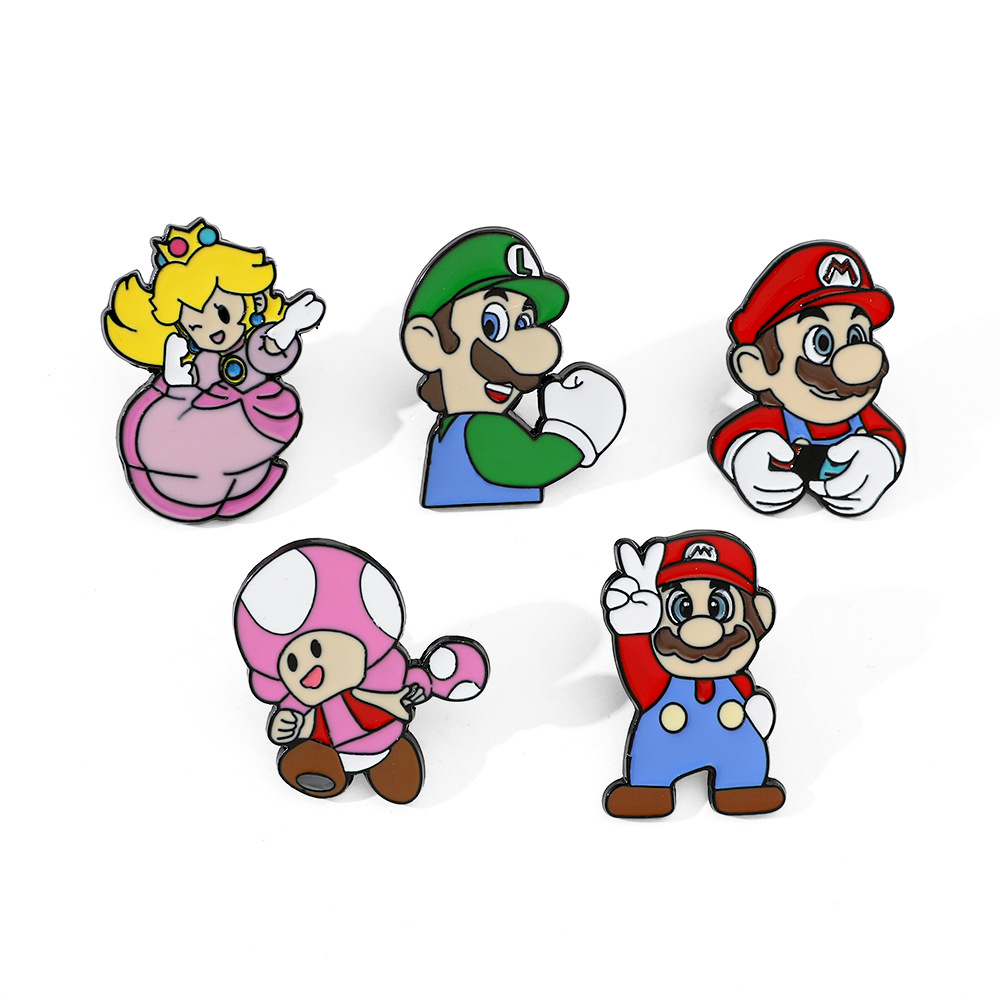 Super Mario anime pin