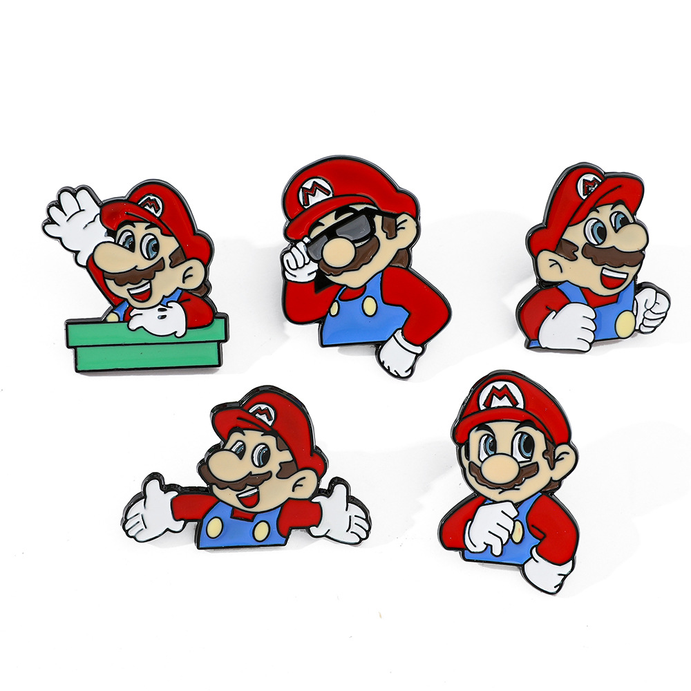 Super Mario anime pin