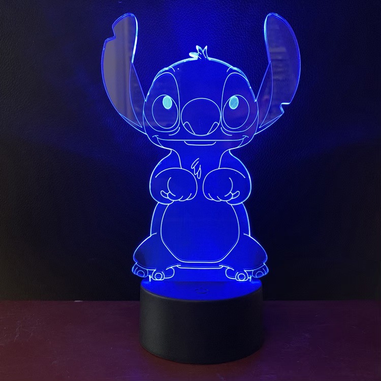 stitch anime 7 colours LED light