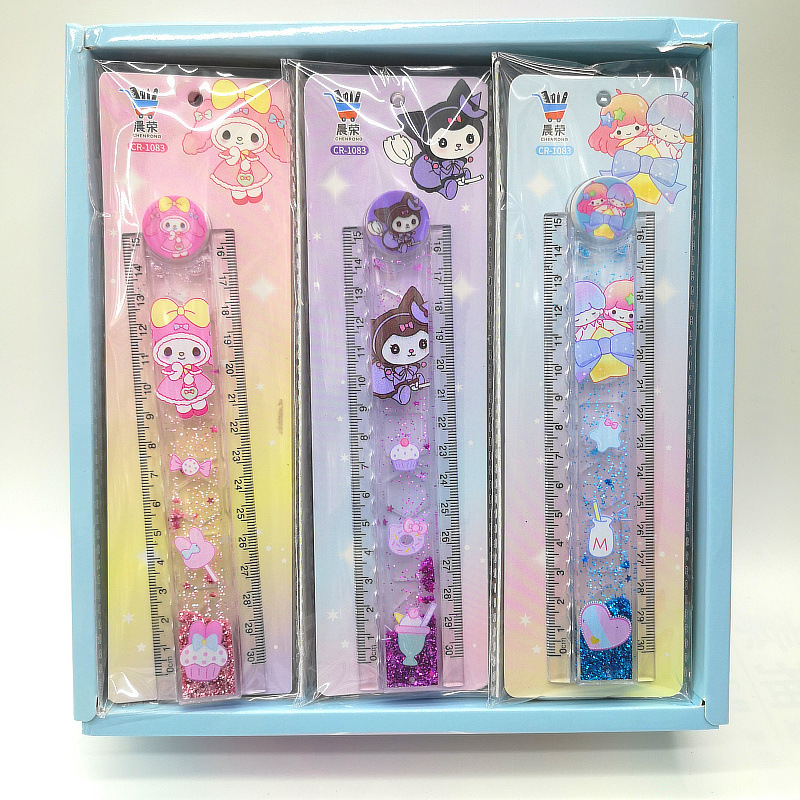 Kuromi anime ruler 30cm 24pcs a set