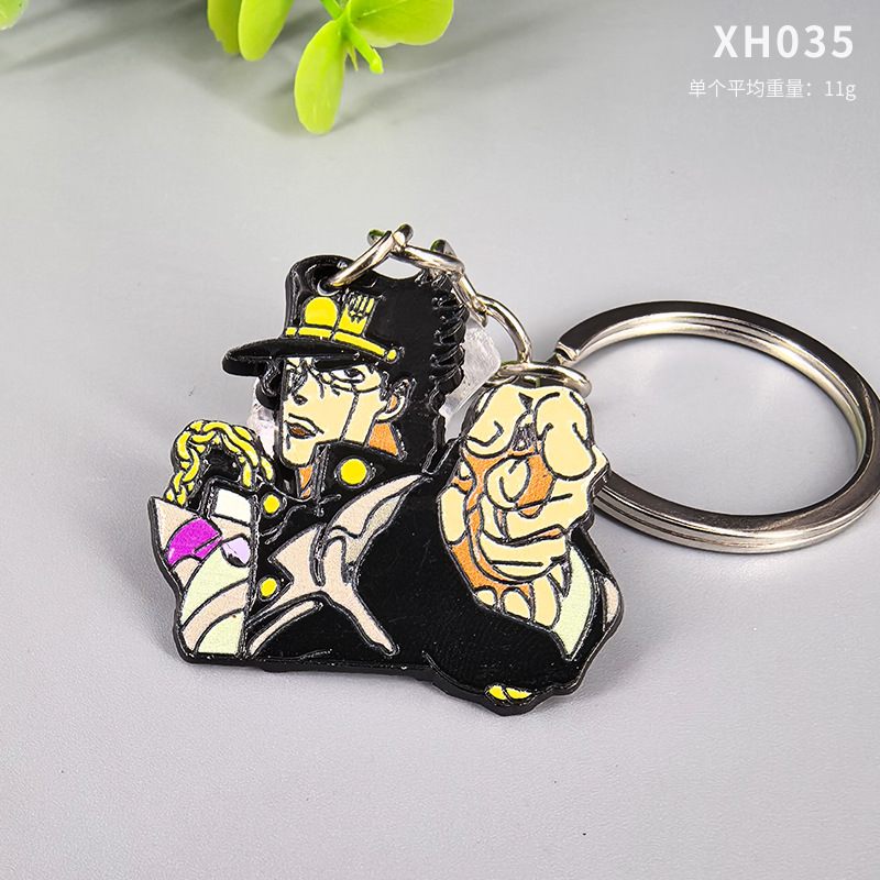 JoJos Bizarre Adventure anime keychain