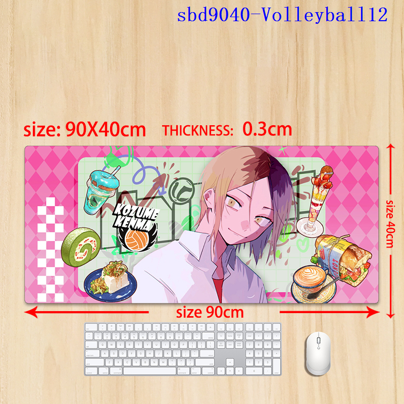 Haikyuu anime mouse pad 90*40*0.3cm（lockrand）