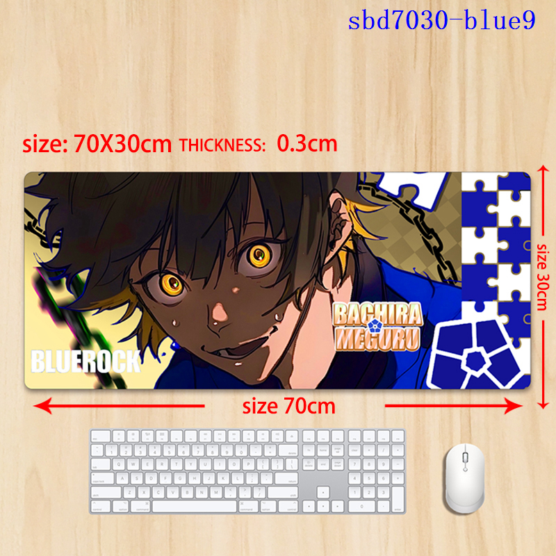 Blue Lock anime mouse pad 70*30*0.3cm（lockrand）