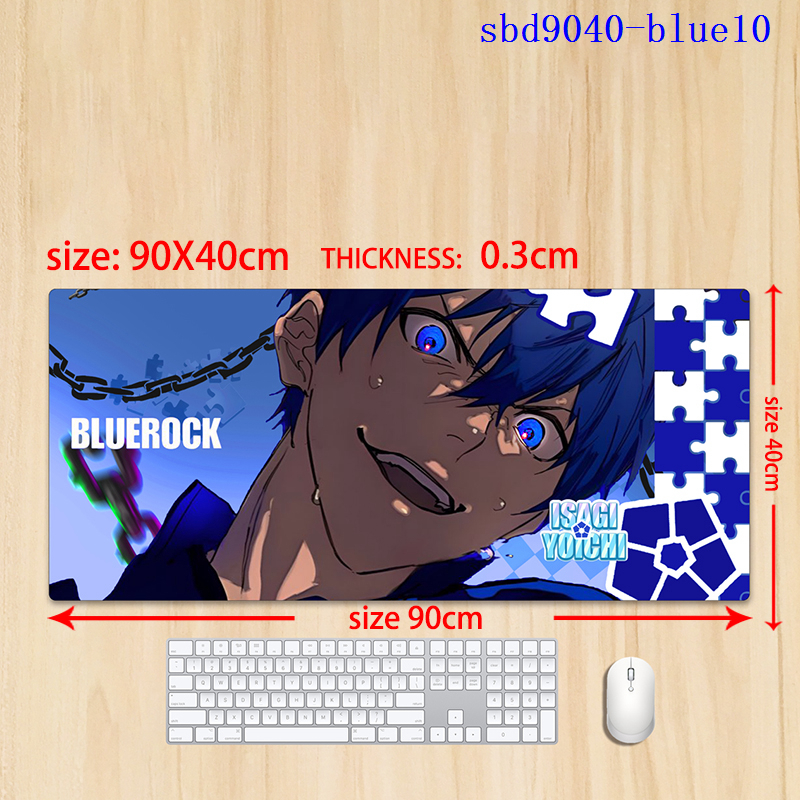 Blue Lock anime mouse pad 90*40*0.3cm（lockrand）