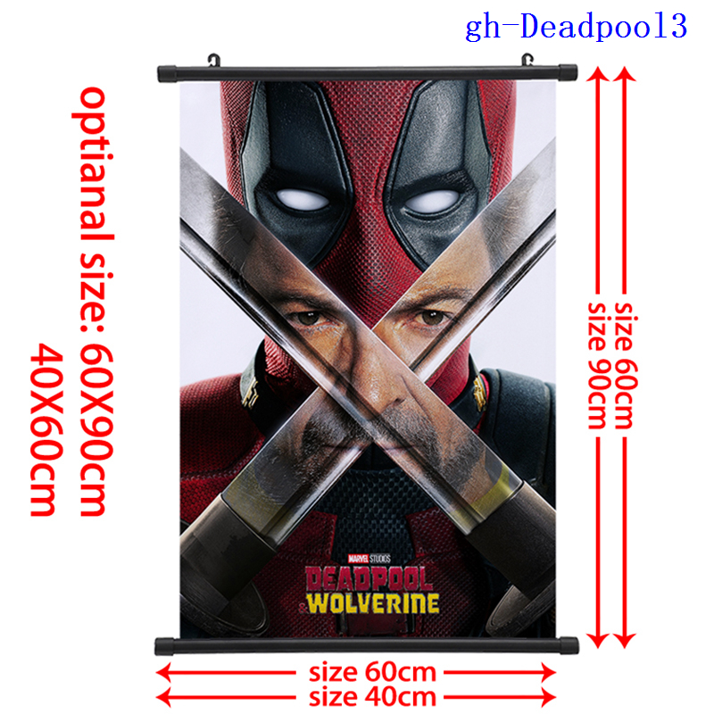 Deadpool anime wallscroll 60*90cm