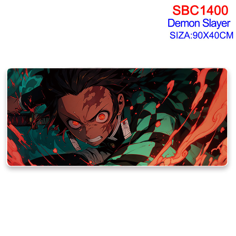 Demon slayer kimets anime Mouse pad 90*40cm