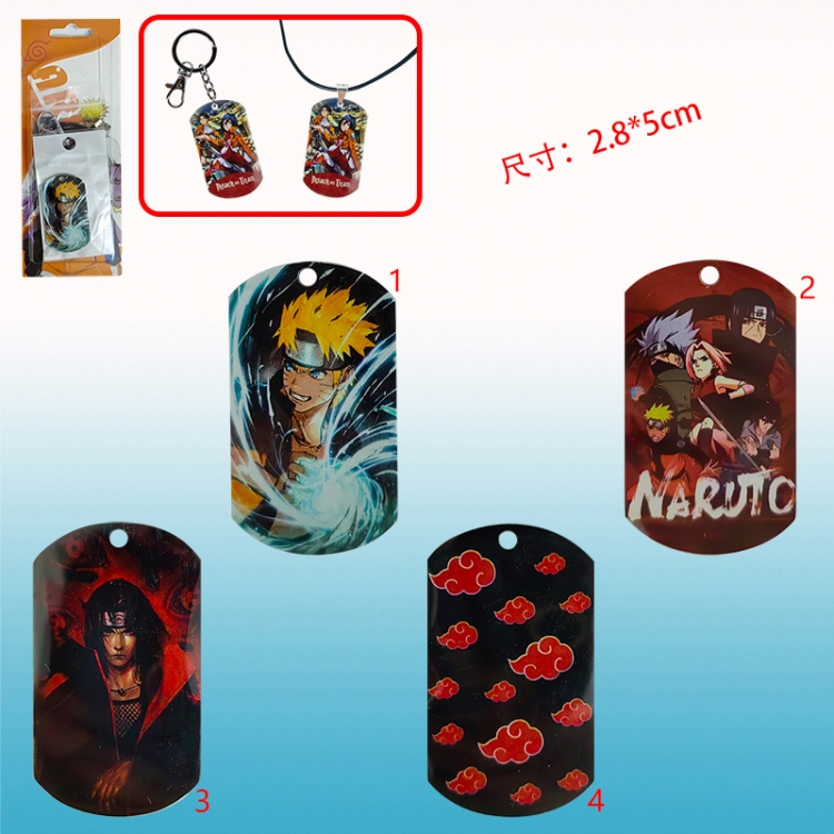 Naruto anime keychain