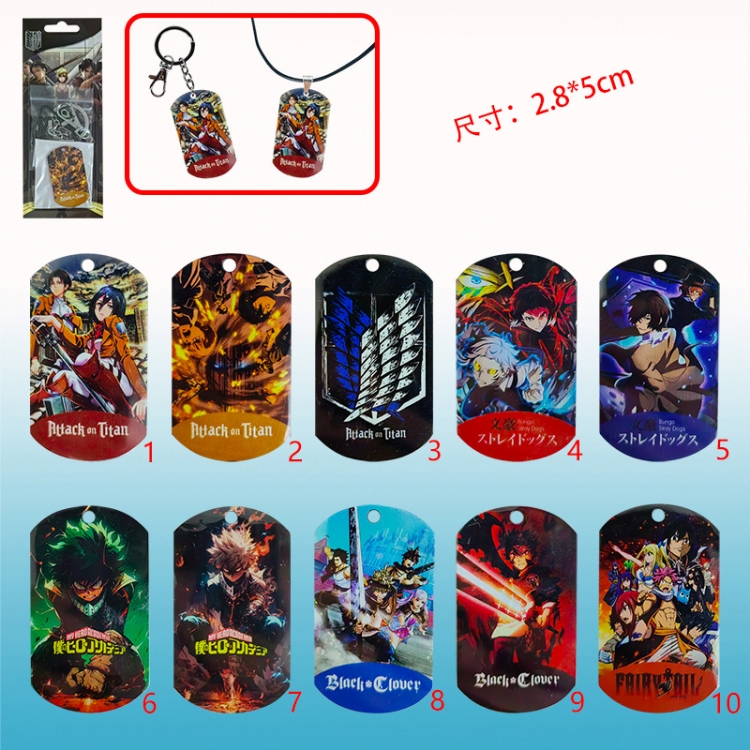 One Piece anime keychain