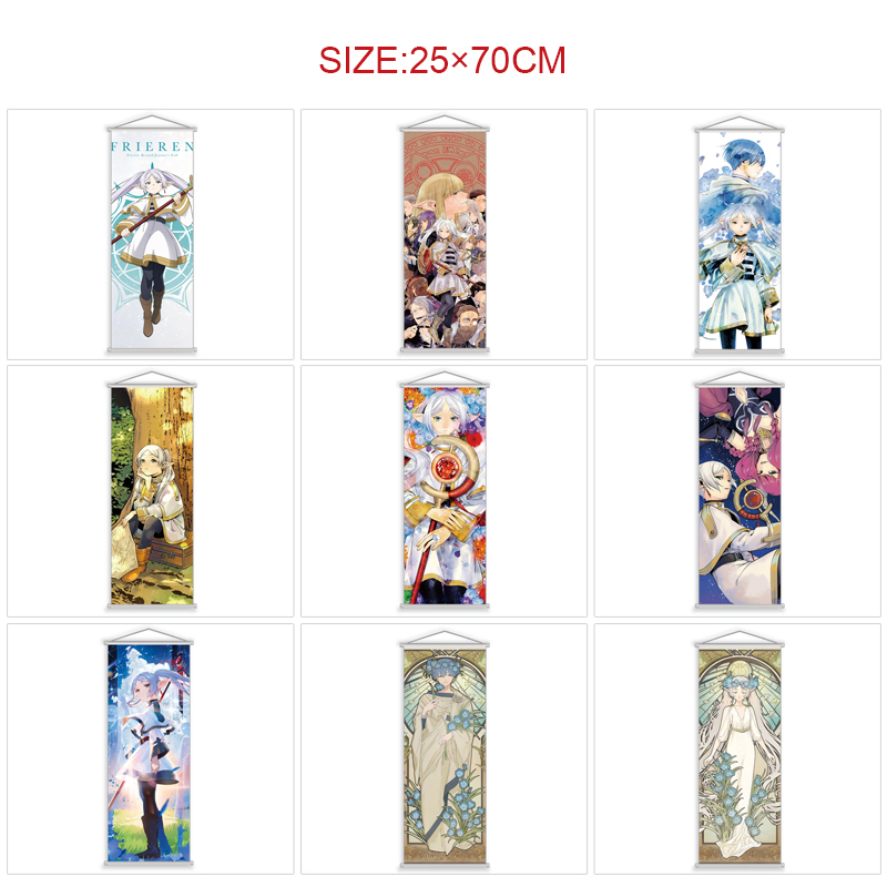 Sousou no frieren anime wallscroll 25*70cm price for 5 pcs