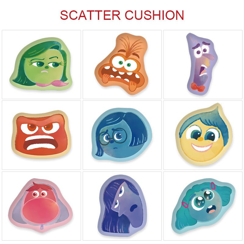 Inside out anime pillow cushion