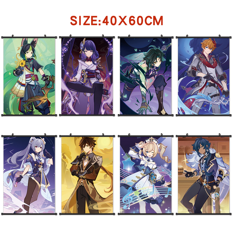 Genshin Impact anime wallscroll 40*60cm