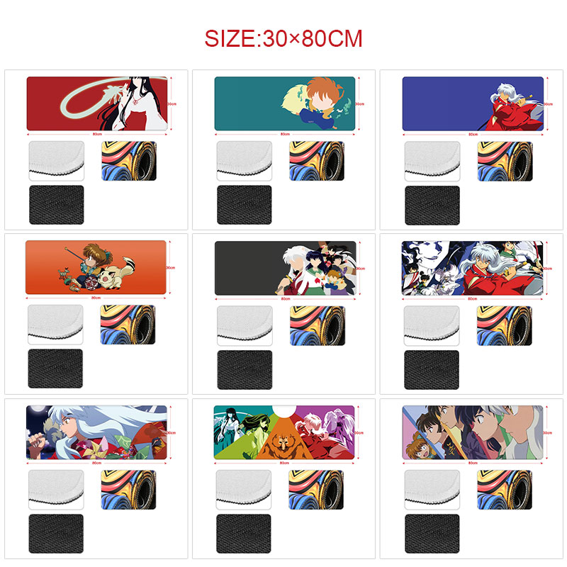 Inuyasha anime Mouse pad 30*80cm