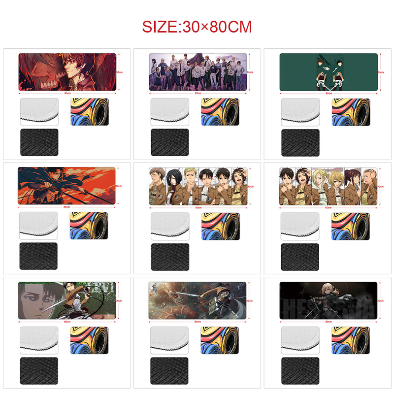 Attack on Titan anime Mouse pad 30*80cm