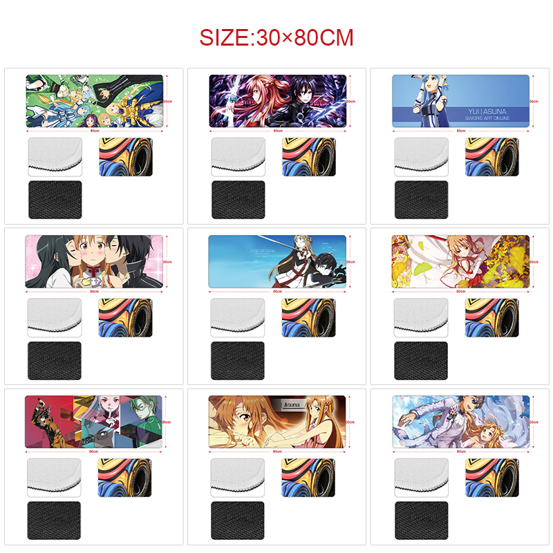 Sword art online anime Mouse pad 30*80cm