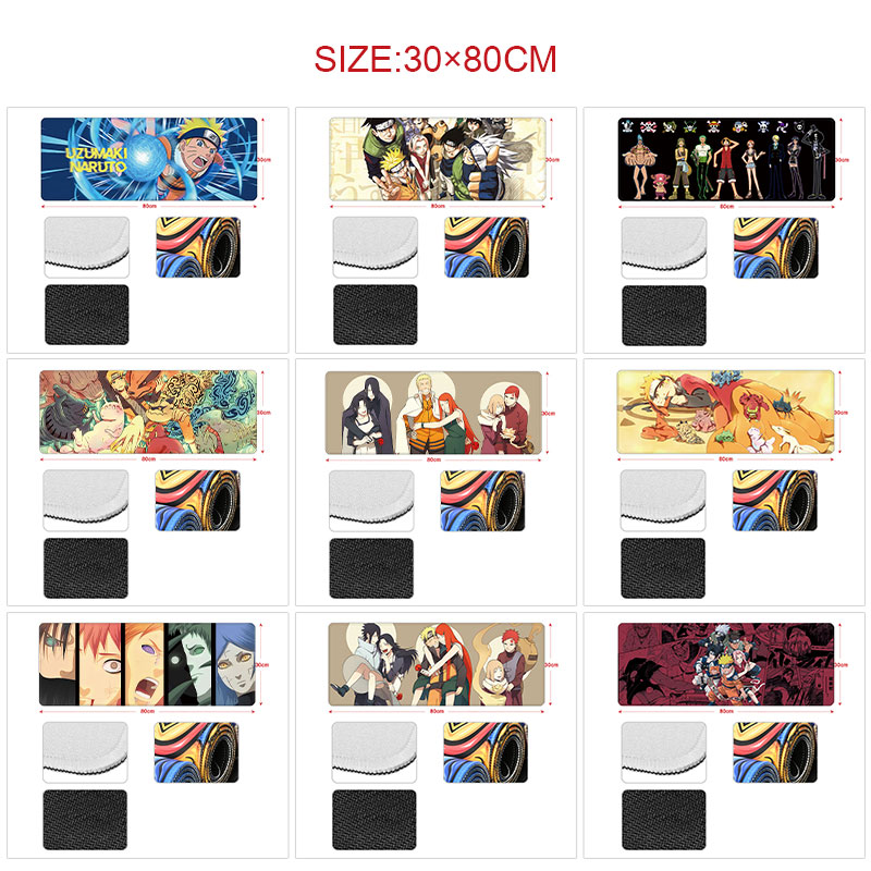 Naruto anime Mouse pad 30*80cm