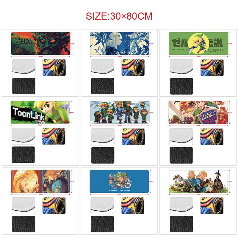 The legend of zelda anime Mouse pad 30*80cm