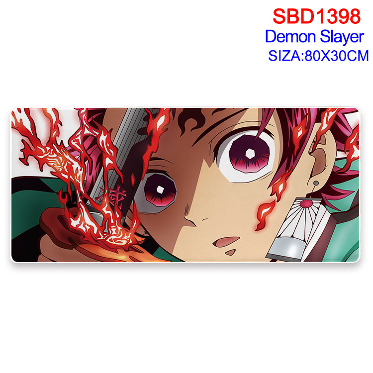 Demon slayer kimets anime Mouse pad 80*30cm