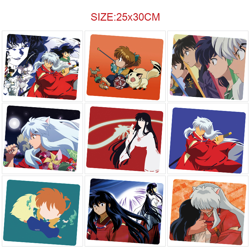 Inuyasha anime Mouse pad 25*30cm