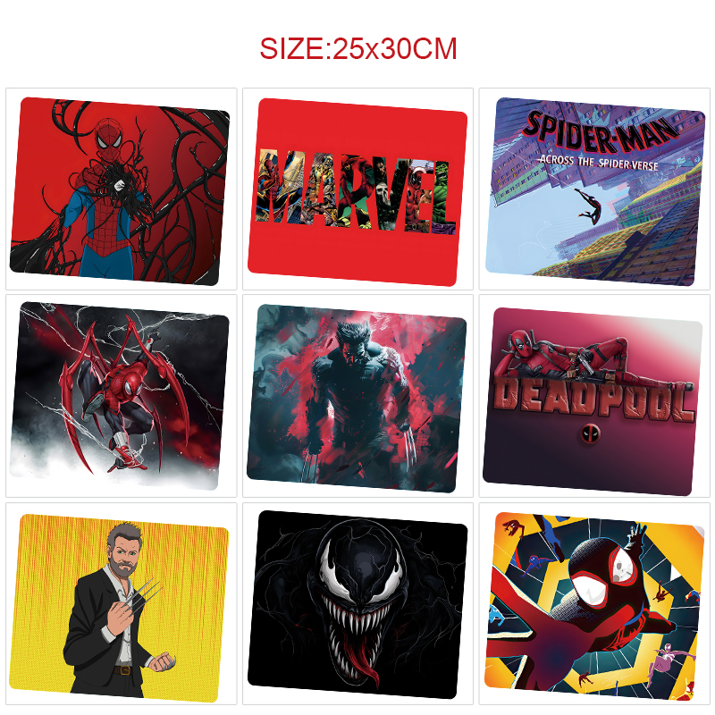 spider man anime Mouse pad 25*30cm