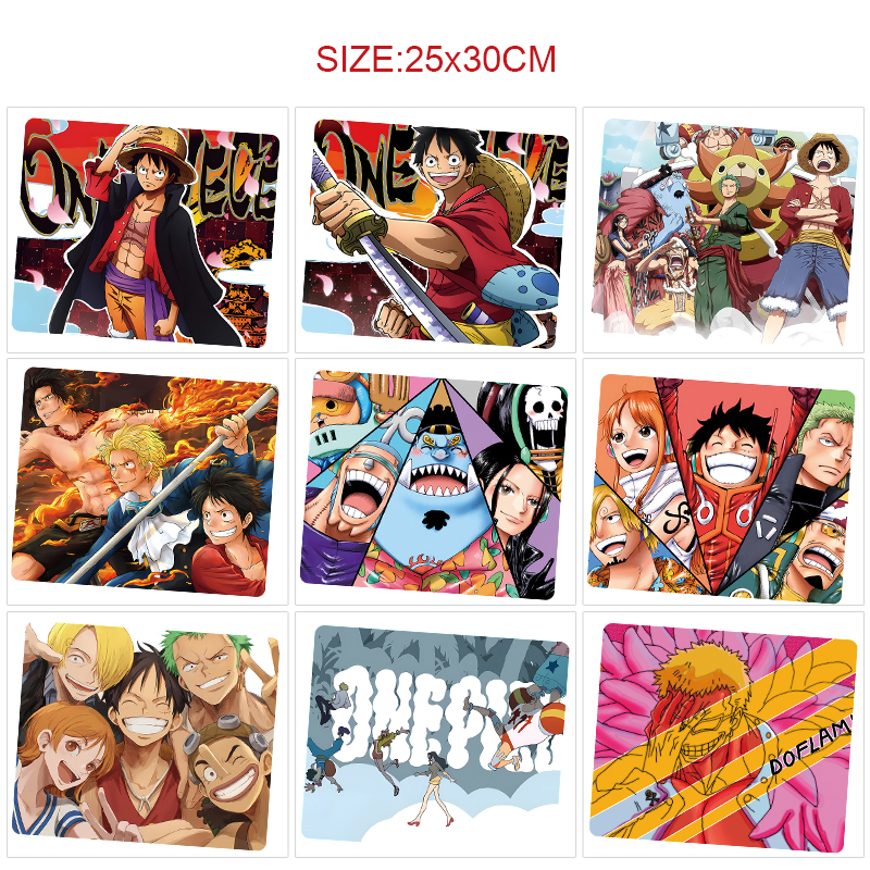 One Piece anime Mouse pad 25*30cm