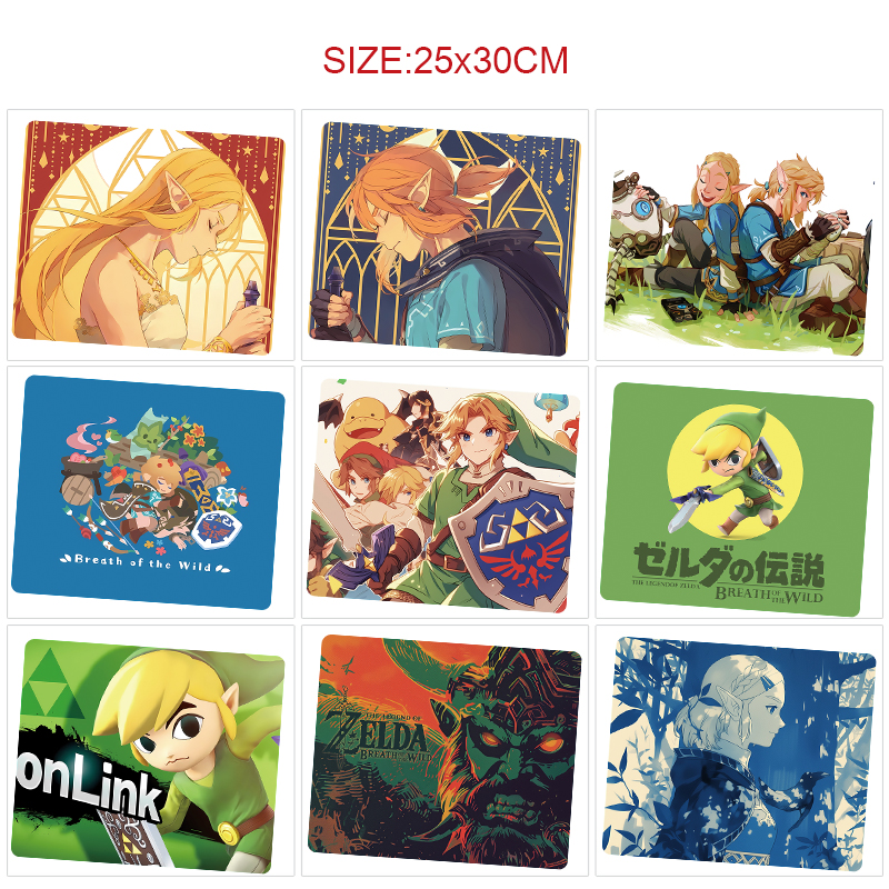 The Legend of Zelda anime Mouse pad 25*30cm