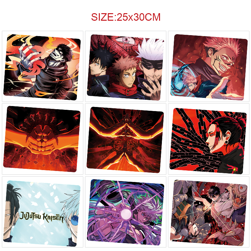 Jujutsu Kaisen anime Mouse pad 25*30cm