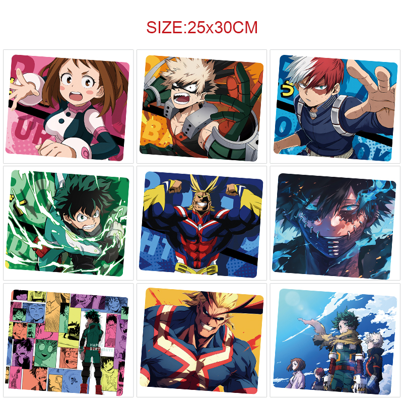 My Hero Academia anime Mouse pad 25*30cm