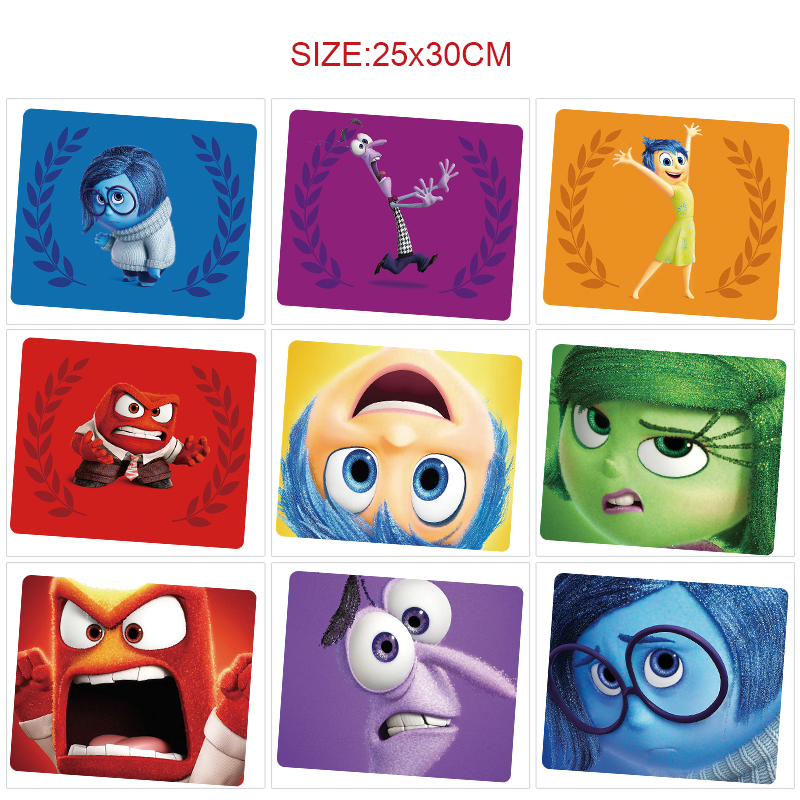 Inside out anime Mouse pad 25*30cm