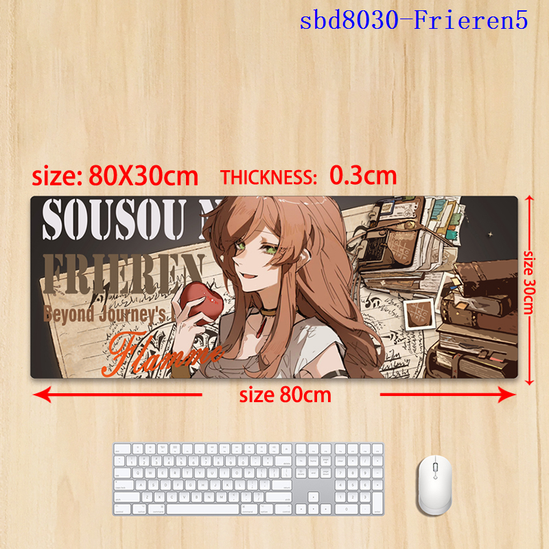 Sousou no Frieren anime  mouse pad 80*30*0.3cm（lockrand）