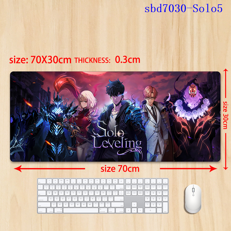 Solo Leveling anime mouse pad 70*30*0.3cm（lockrand）