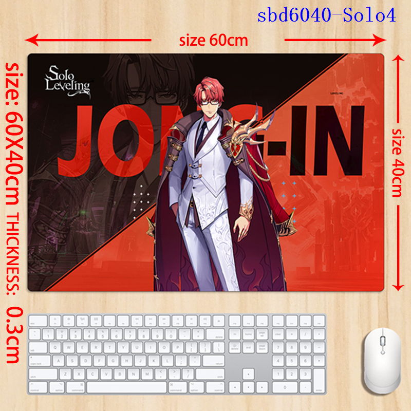 Solo Leveling anime mouse pad 60*40*0.3cm（lockrand）