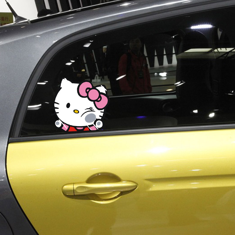 hello kitty anime car sticker